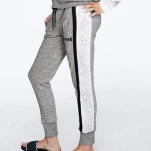 VS Pink Rhinestone Bling Skinny Jogger